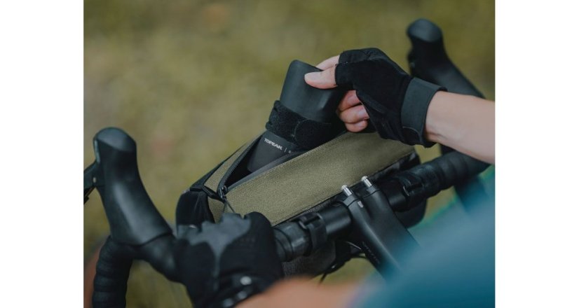 TOPEAK taška na riadidlá TUBULAR BAR BAG zelená