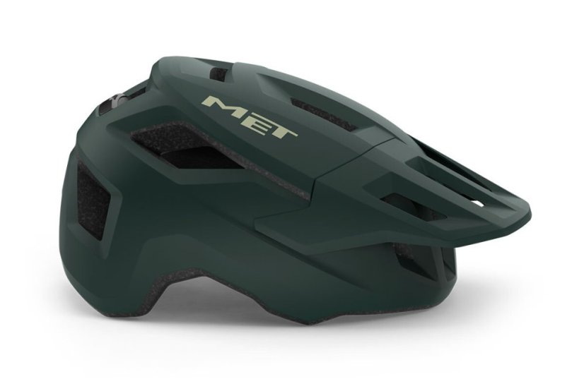 MET Shelter Mips Deep Forest, M – 56–58 cm – detail konštrukcie a vetrania