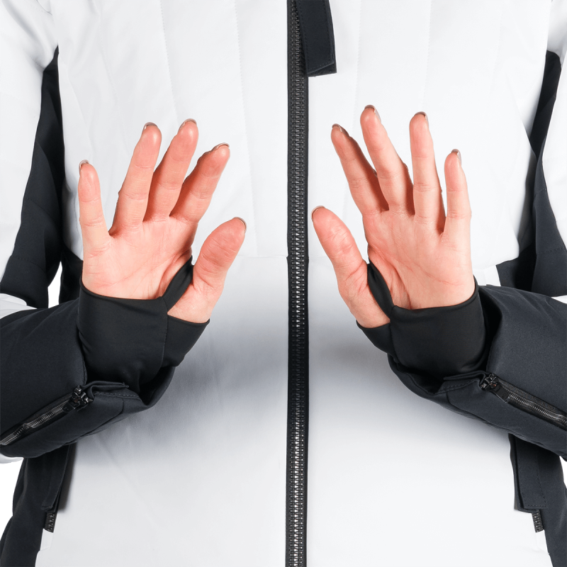Dámska lyžiarska technická trendy zateplená bunda TAYLER - Farba: greenblack, Veľkosť: XS