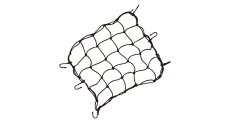 TOPEAK sieť na košík CARGO NET