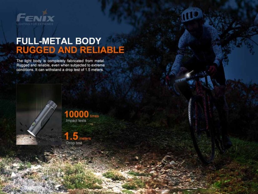 Fenix BC21R V3.0 – Hliníkové telo