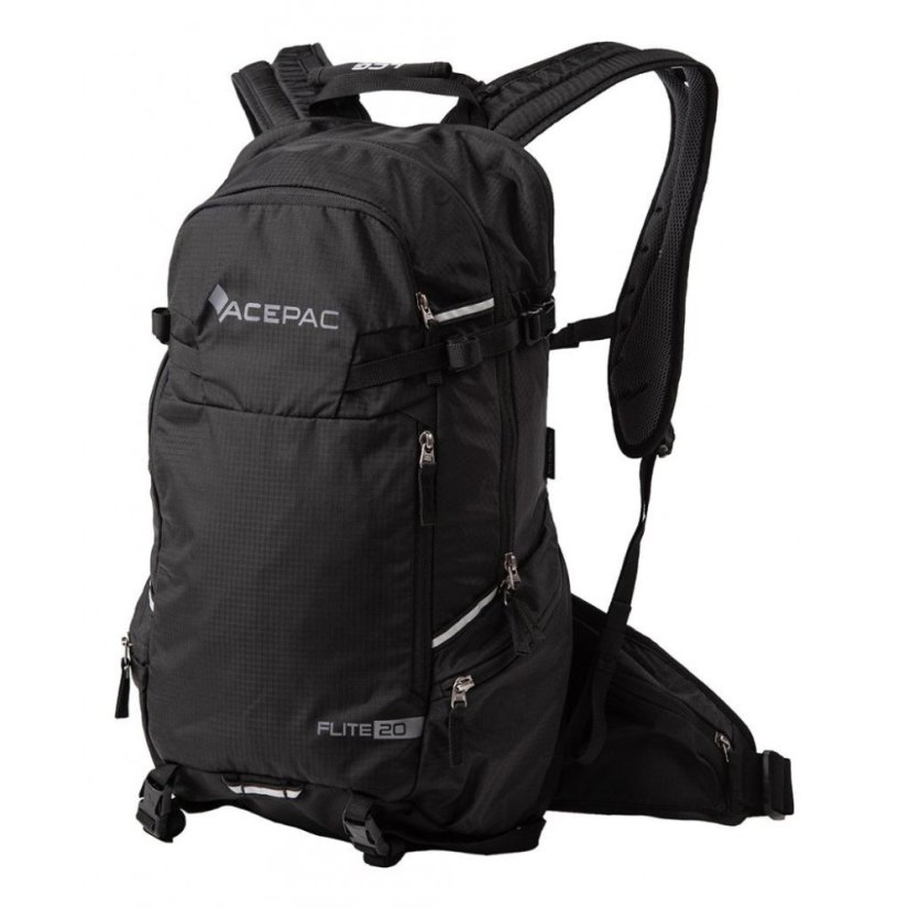 Acepac Flite 20 MKIII cyklo batoh 20 L, 2v1 - Farba: Black, Dominantná farba: Čierna
