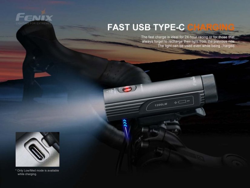 Fenix BC21R V3.0 – Nabíjanie USB-C