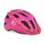 MET Crackerjack Pink – detská cyklistická prilba, bočný pohľad