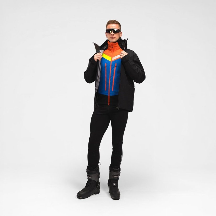 Northfinder Muran BU-5112SKP – Black, otvorená bunda pri vrstvení