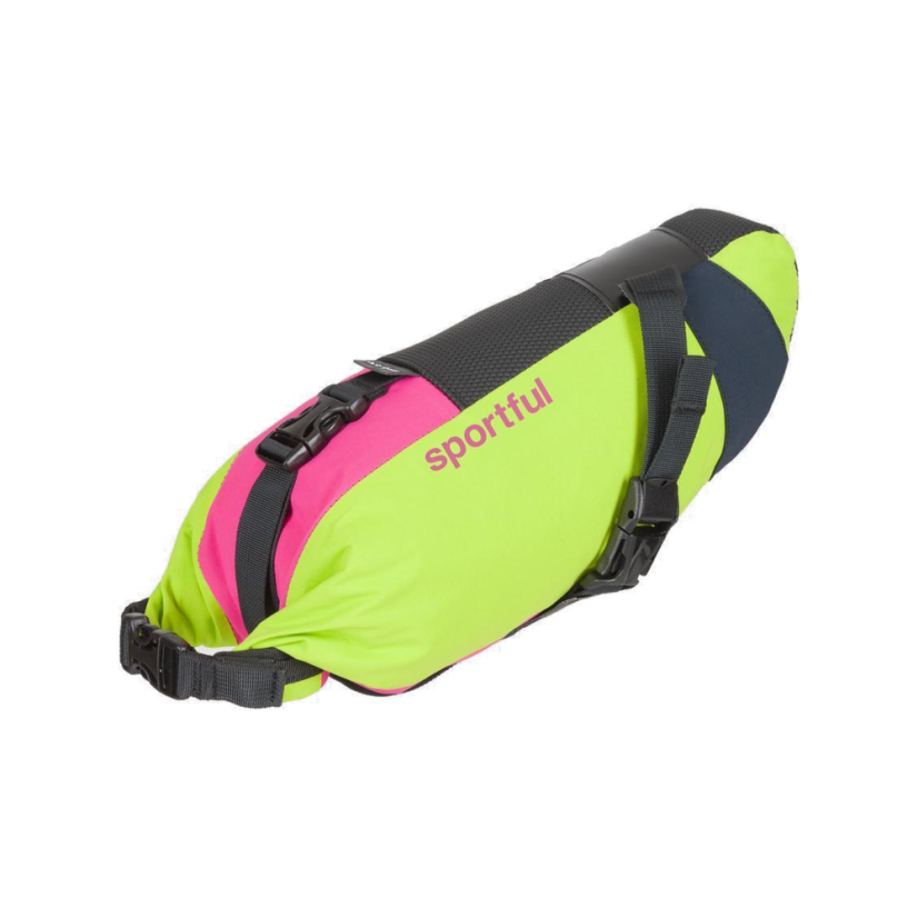 Sportful Cluster Multicolor – podsedlová taška, podľa z bočnej strany