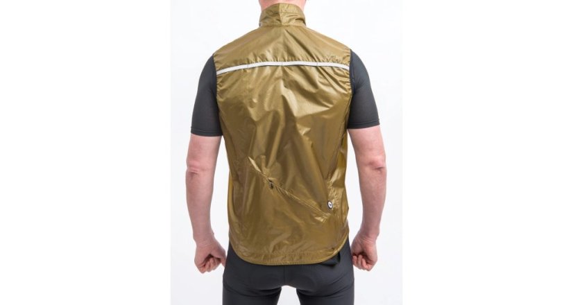 Fresh Trash Up Parachute Vest - pánska cyklo vesta - Farba: Golden, Veľkosť: S