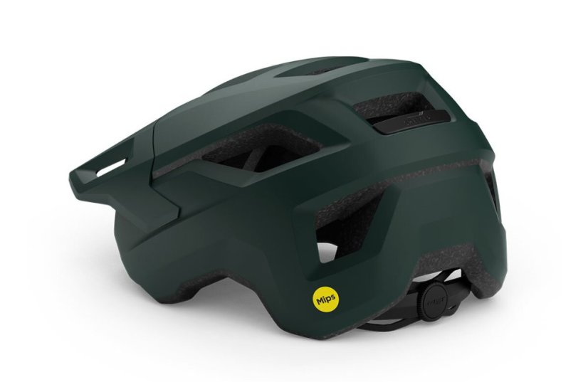 MET Shelter Mips Deep Forest, M – 56–58 cm – zadná a bočná časť