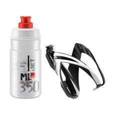Flaša s košíkom set CEO červené logo, 350 ml