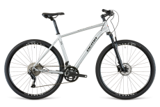 DEMA Aveiro 9 – krosový bicykel 28″, strieborno-čierny