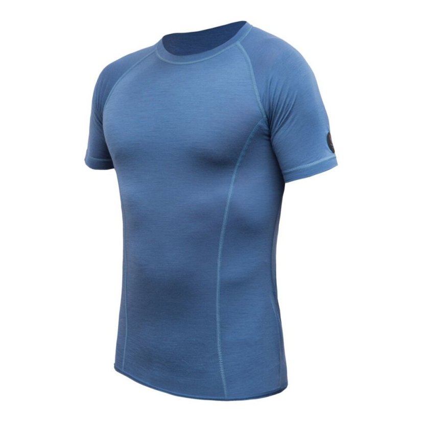 Sensor Merino Air pánske tričko – ľahká merino prvá vrstva – Riviera Blue