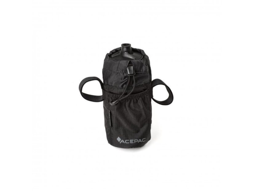 Acepac Bike Bottle Bag MKIII čierna – použitie na riadidlách