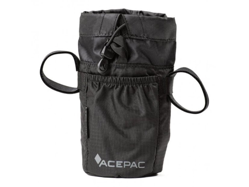 Acepac Bike Bottle Bag MKIII čierna – detail upevnenia