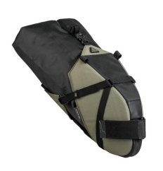 Priestranná rolovacia taška Topeak Backloader X pod sedlo pre bikepacking, s objemom 15 litrov.