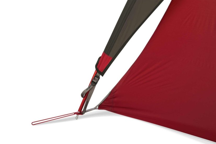 MSR FreeLite 1 – detail kolíkového pútka s anodizovaným očkom