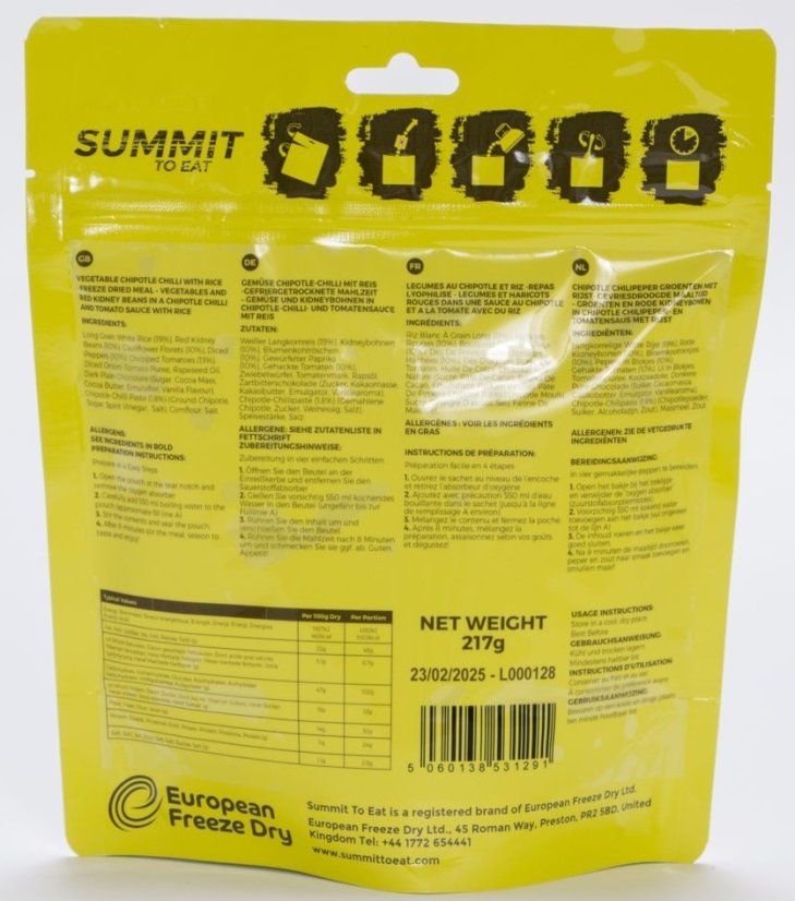 Summit To Eat | Zeleninové Chilli s Ryžou