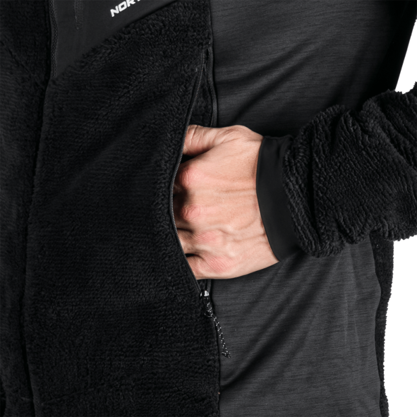 Northfinder Ludwik Black / Black – mikina na modeli