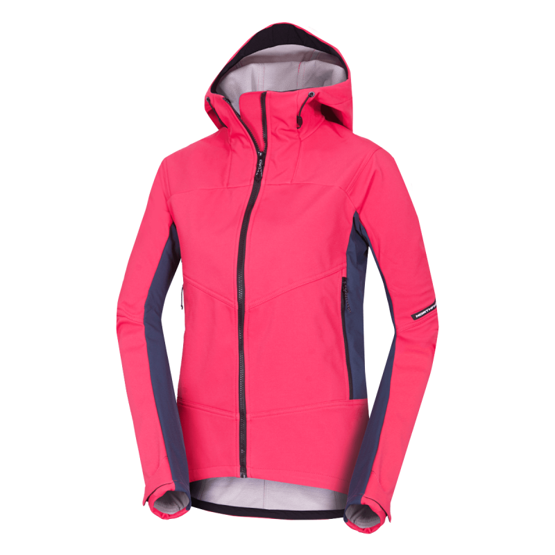 Northfinder Chandra Black / Pink – samotná bunda spredu