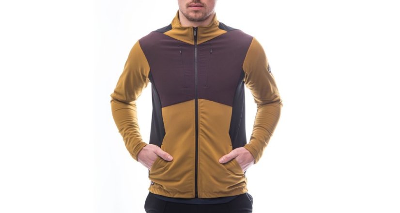Fresh Trash Men's Cross Point Jacket - športová bunda - Farba: Grey / Olive / Black, Veľkosť: M