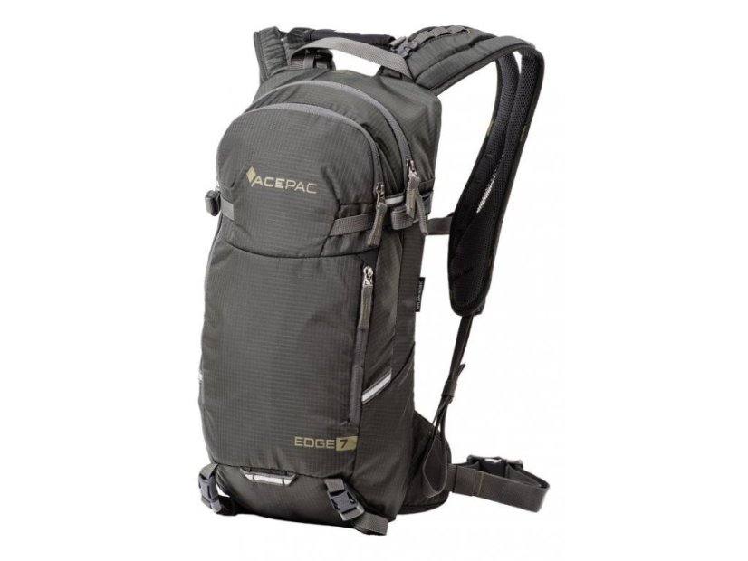 Acepac Edge 7 MKIII Gray – sivý cyklistický batoh 7 L