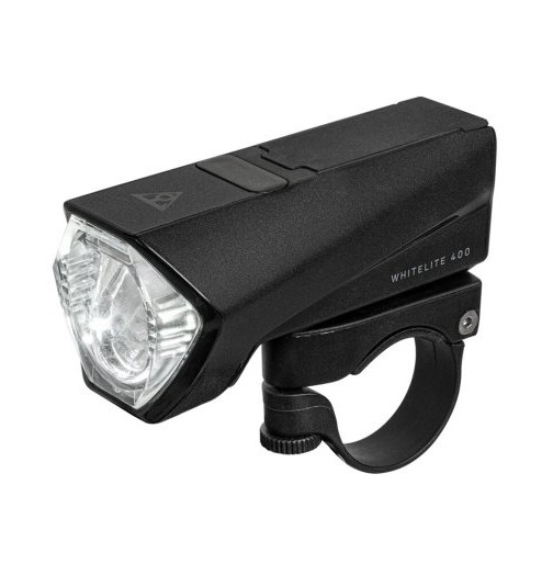 Vysoko výkonné predné svetlo Topeak Whitelite so svietivosťou 400 lumenov. 