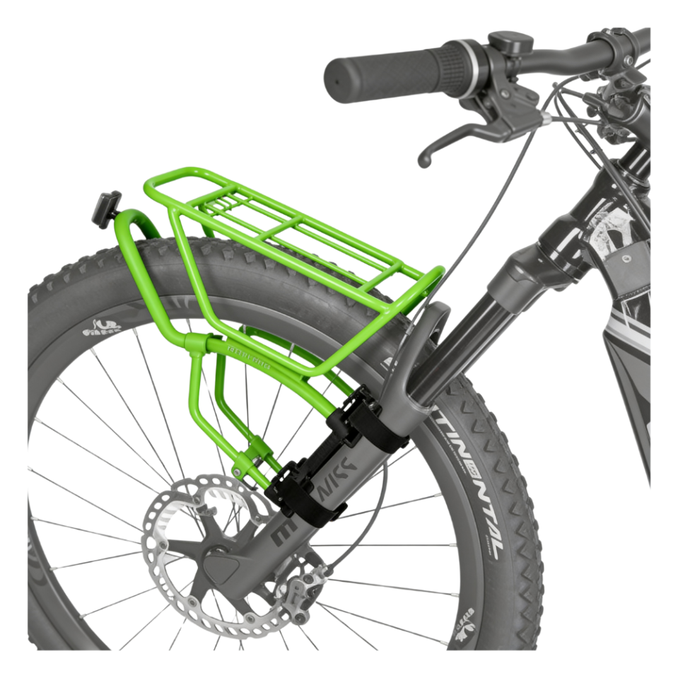 Predné nosiče na bicykel – nosiče na predné koleso pre bikepacking. Dostupné na BikeTrek.sk
