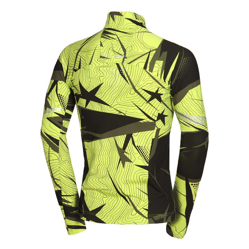 Bukovec I Lime green / Black – mikina na modeli, ďalší pohľad