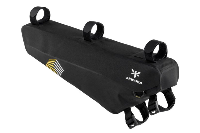 Apidura Racing Frame Pack 4 L – celá taška a upevňovacie popruhy