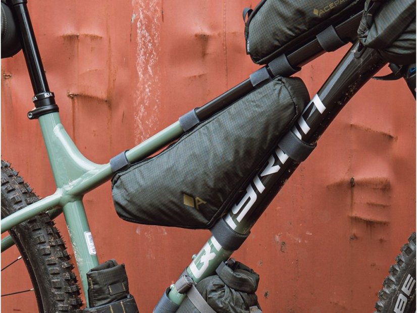 Acepac Triangle Frame Bag M MKIII - Farba: Sivá