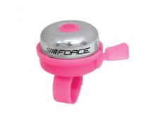 FORCE zvonček KLASIK Fe / plast 22,2mm, ružový
